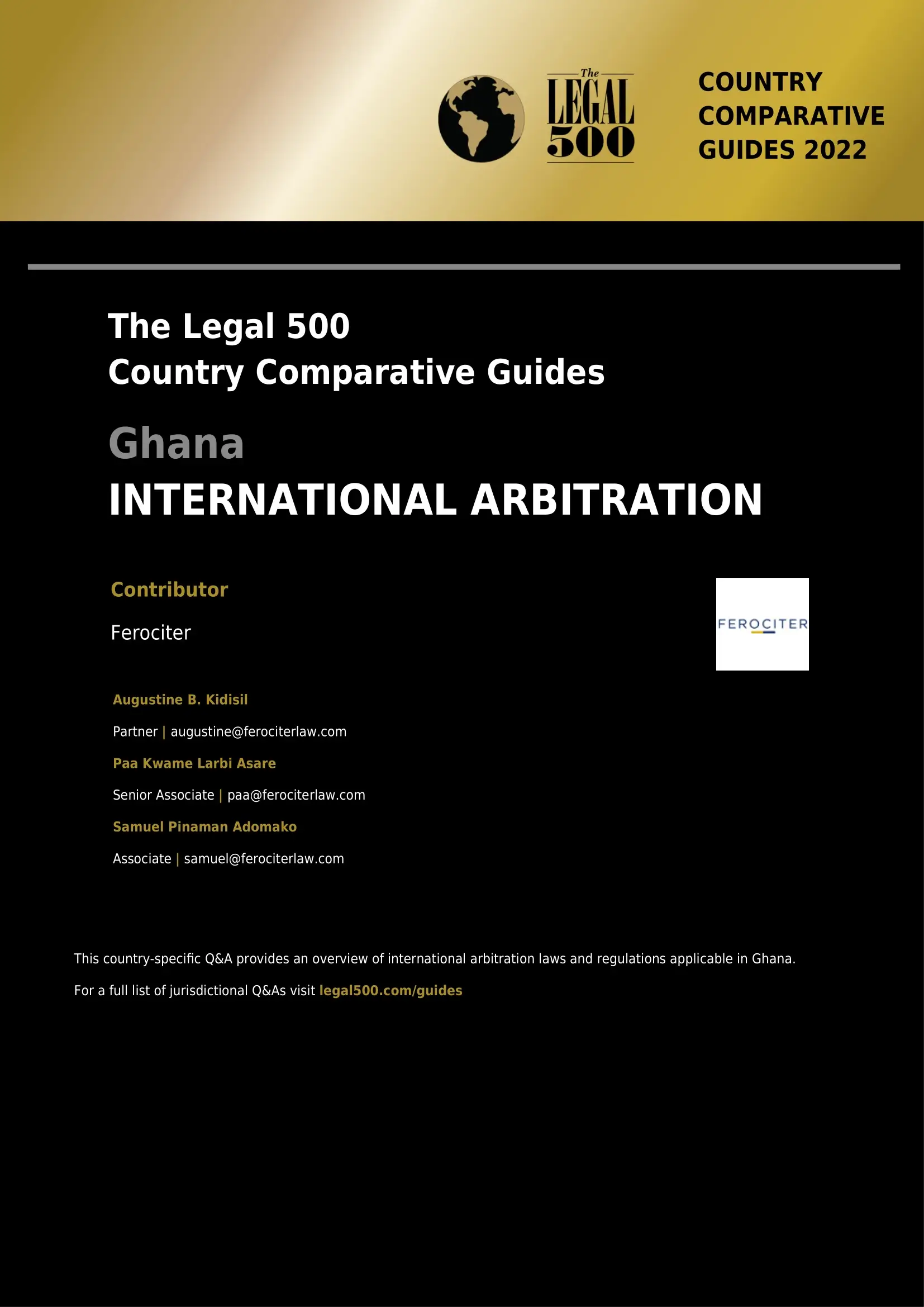International Arbitration